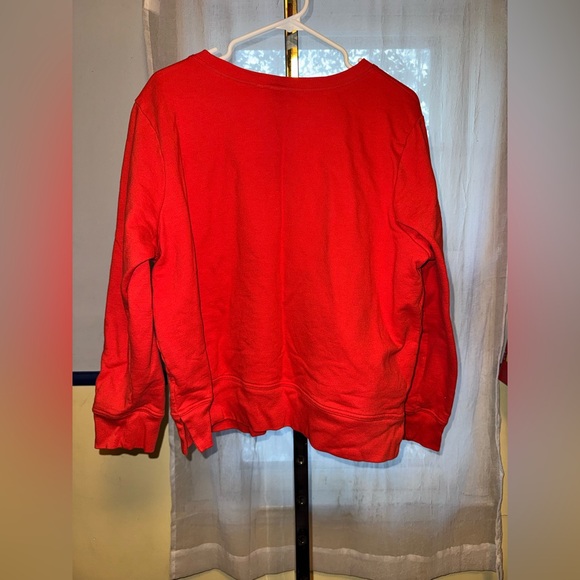 GAP Women’s XL Red Foil Sweatshirt - Picture 4 of 4